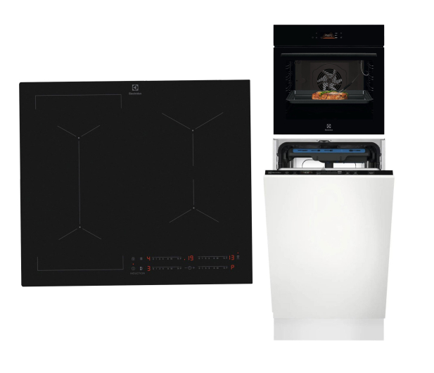 Electrolux ZESTAW Piekarnik LOD8C39Z+Płyta EIV63449CT+Zmywarka EEM43201 - 1580957 - zdjęcie